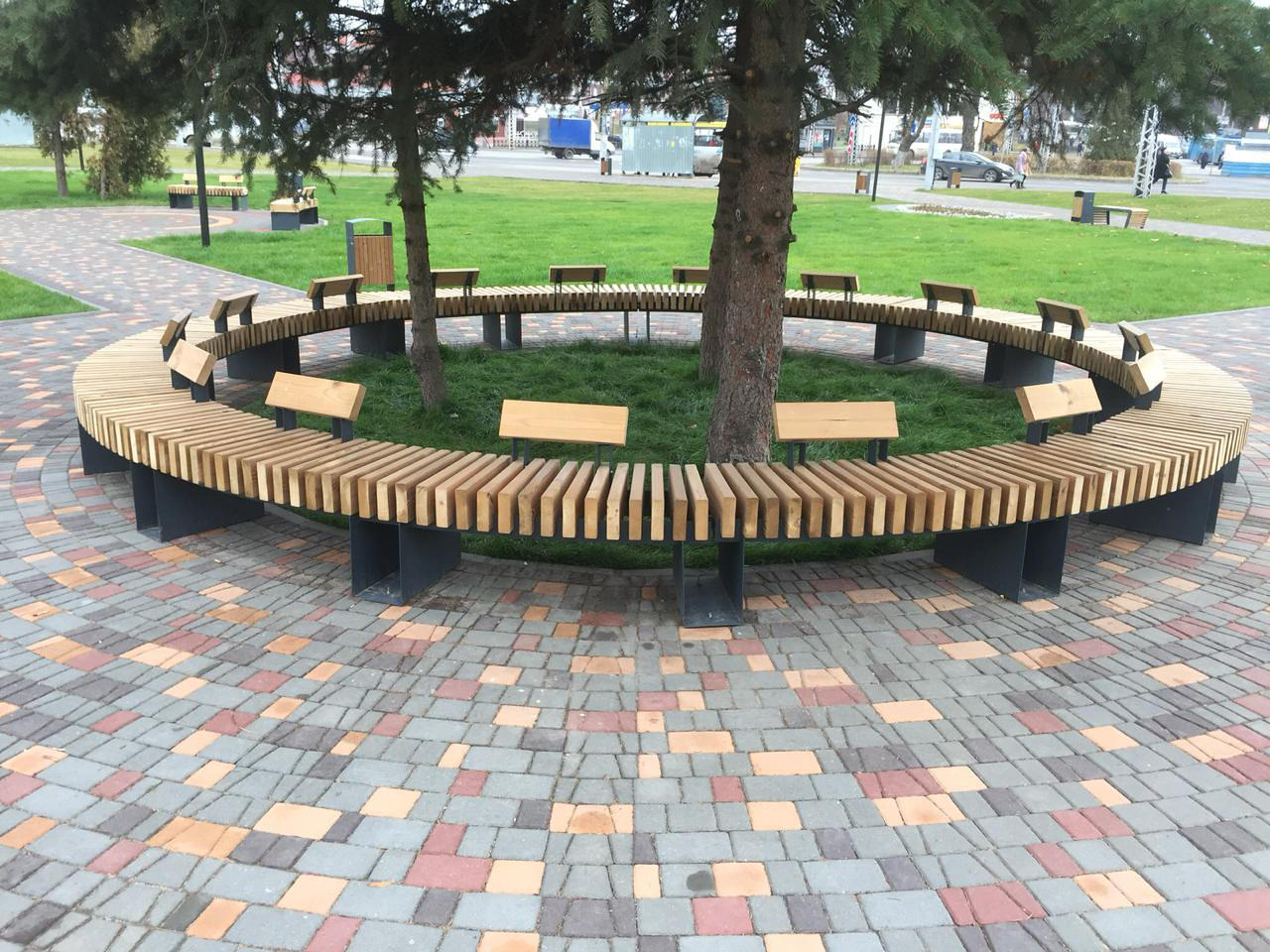 City life Bench (radial) Architonic