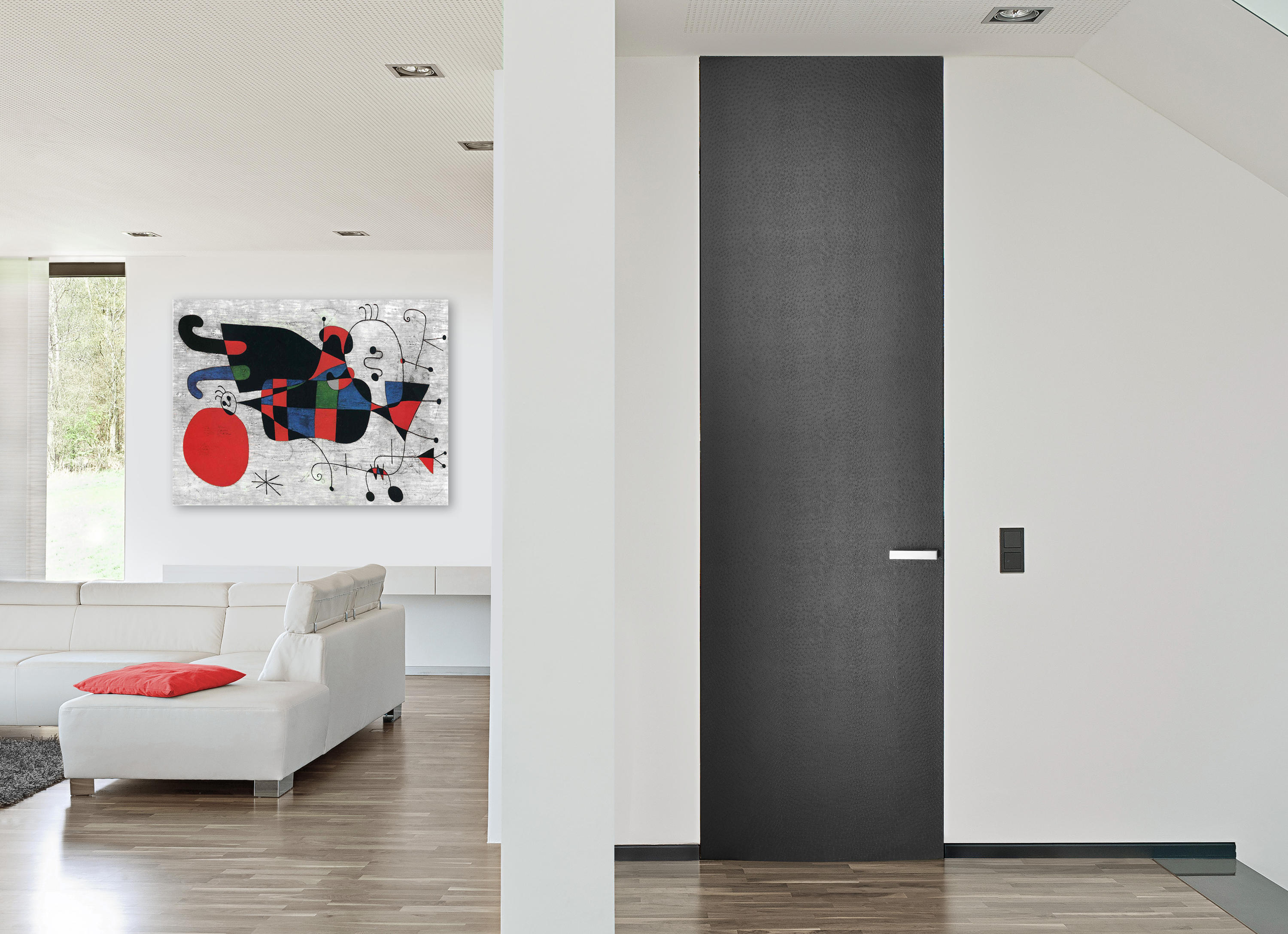 Moderne Innentüren Türen mit besonderen Oberflächen Ledertür