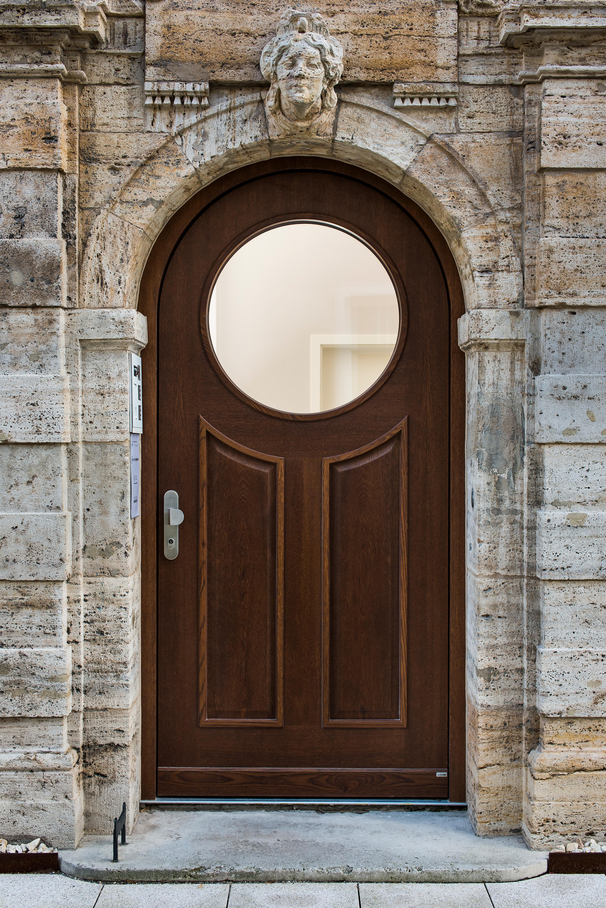 Custom Semi Arched Front Door With Full Surround Tran - vrogue.co