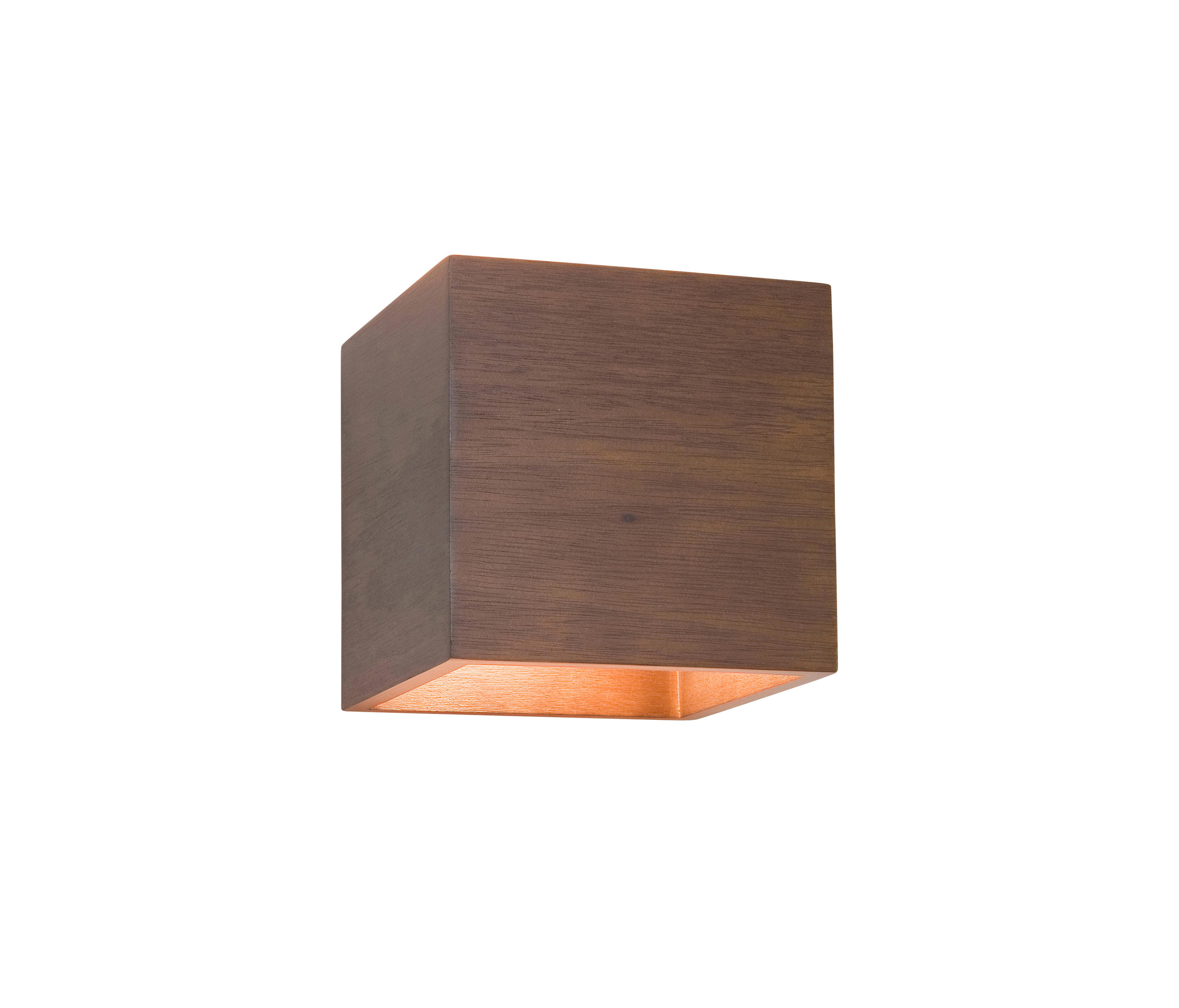 Astro Cremona 0399 square wall light 1 x 60W E14 lamp IP20 walnut wood finish 