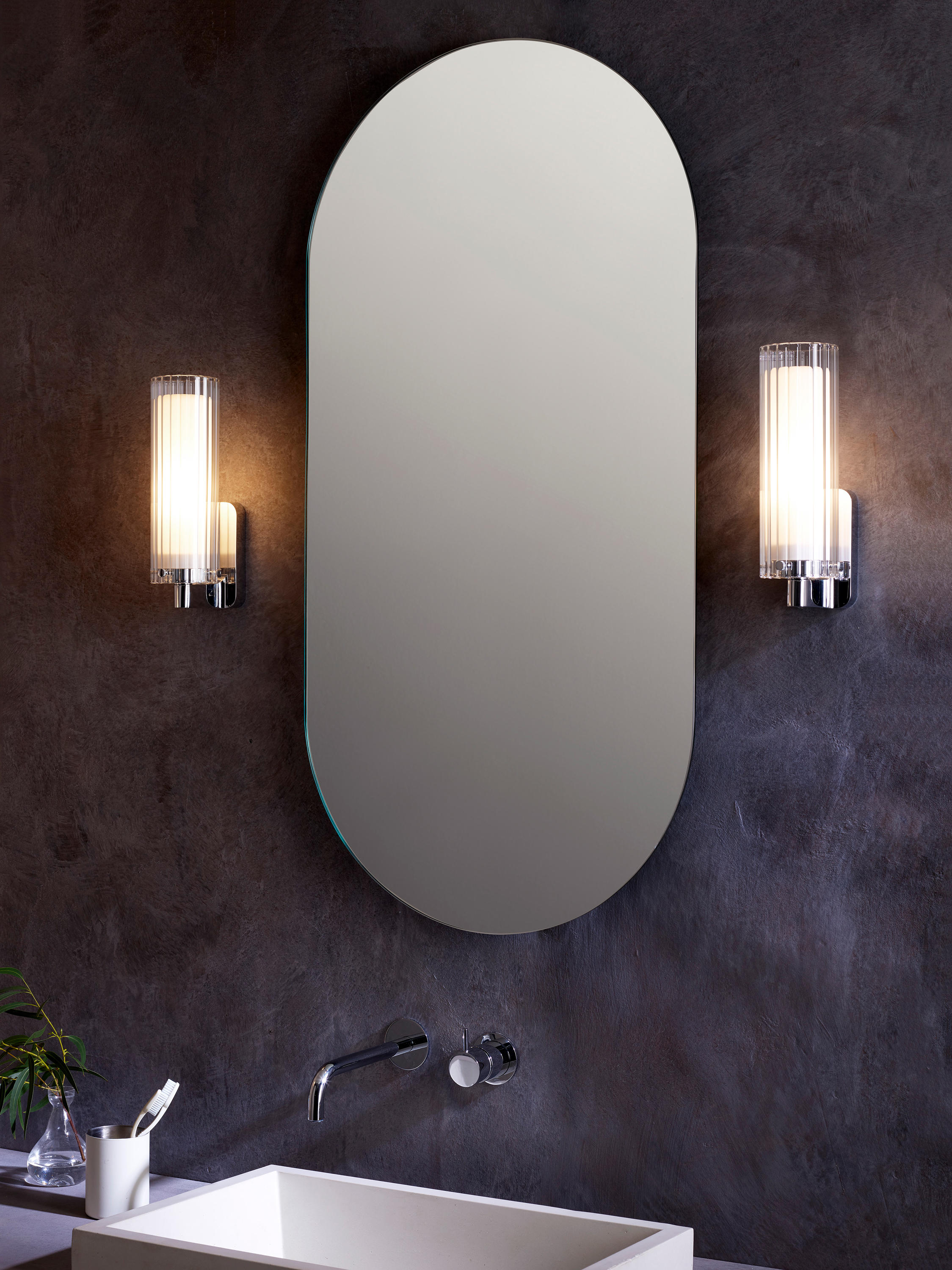Applique de salle de bain, Versailles 600, bronze, IP44, LED