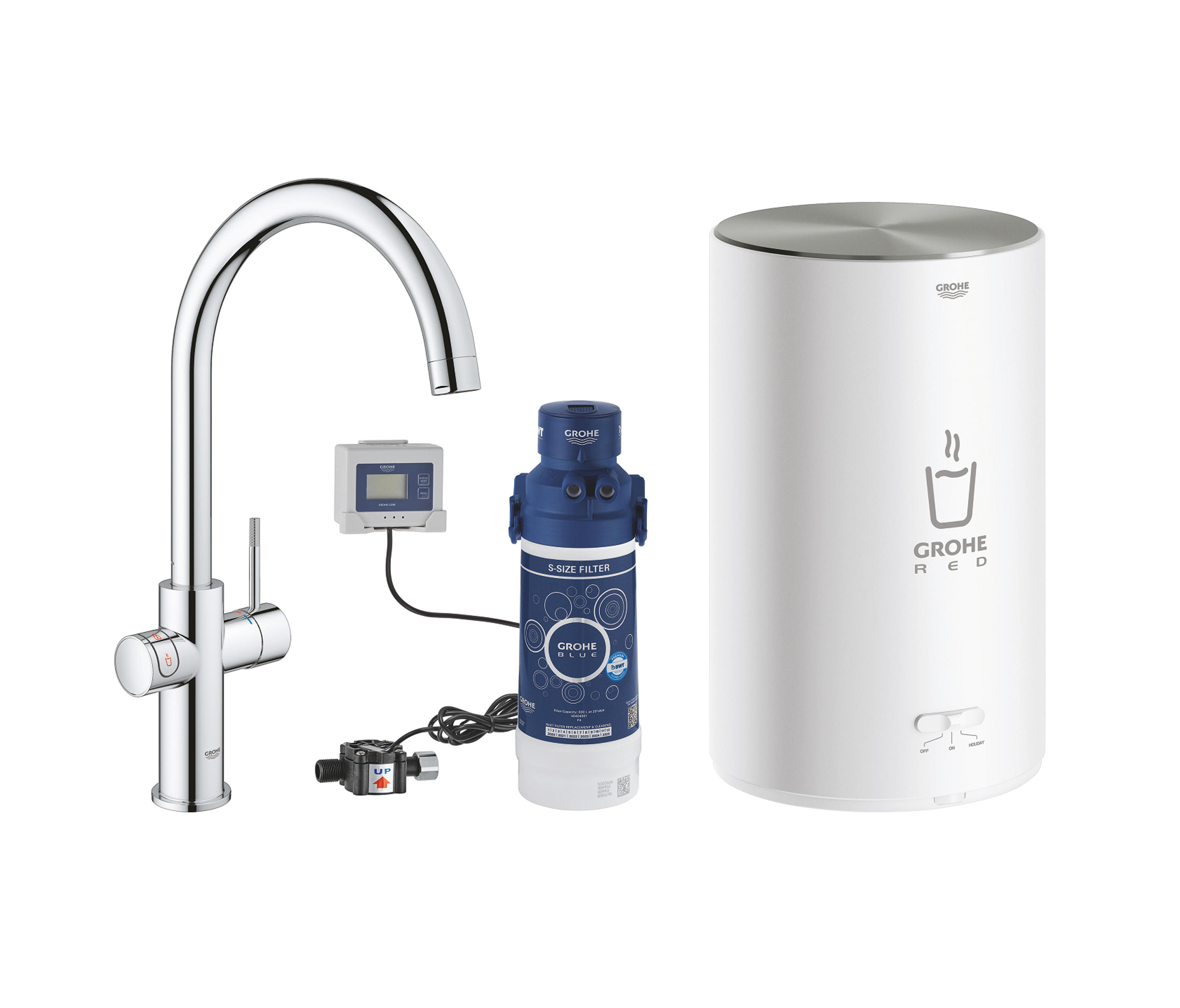 GROHE Red Duo Fitting and boiler size M Architonic