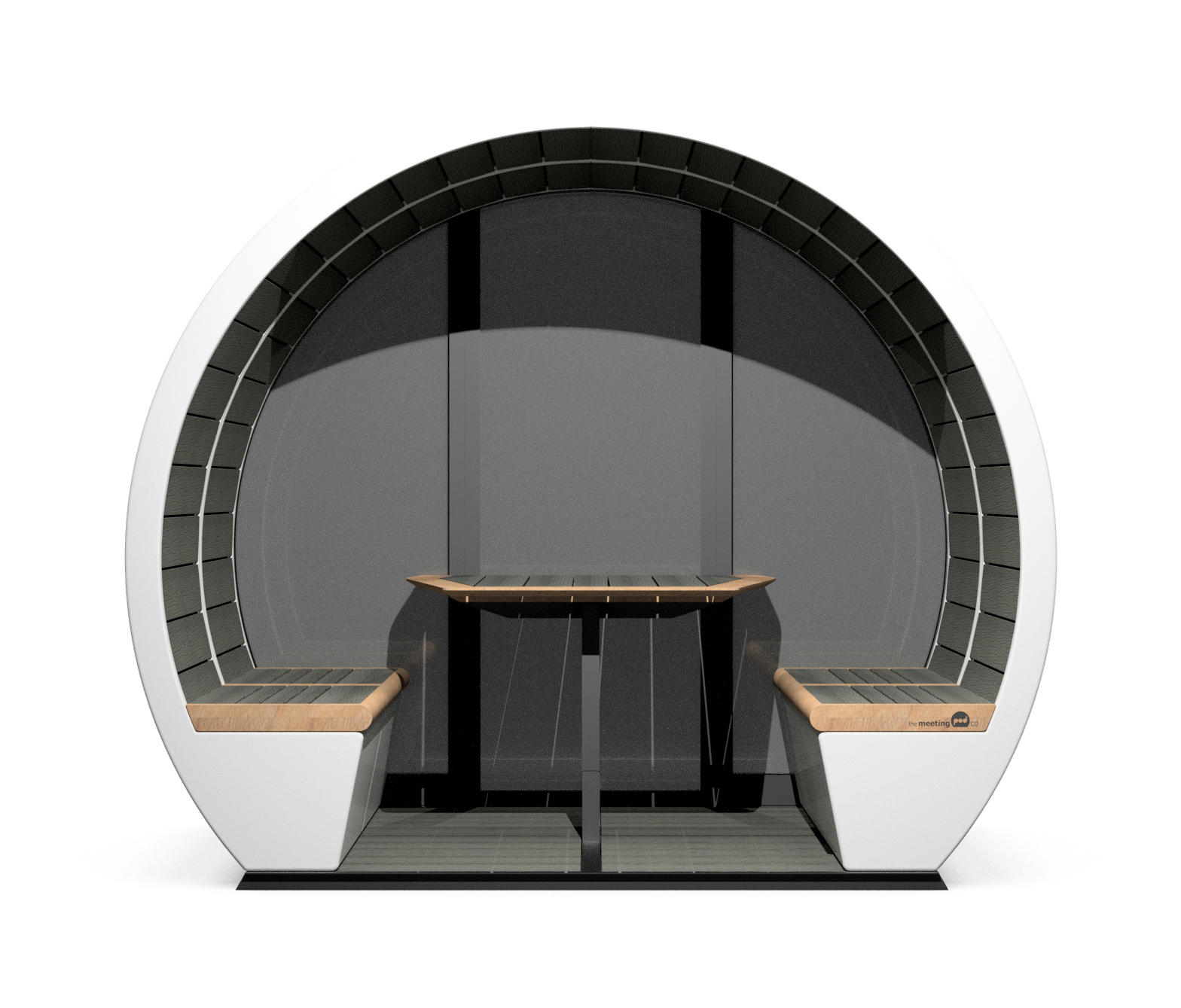 4 Person Outdoor Pod with Back Panel | Architonic