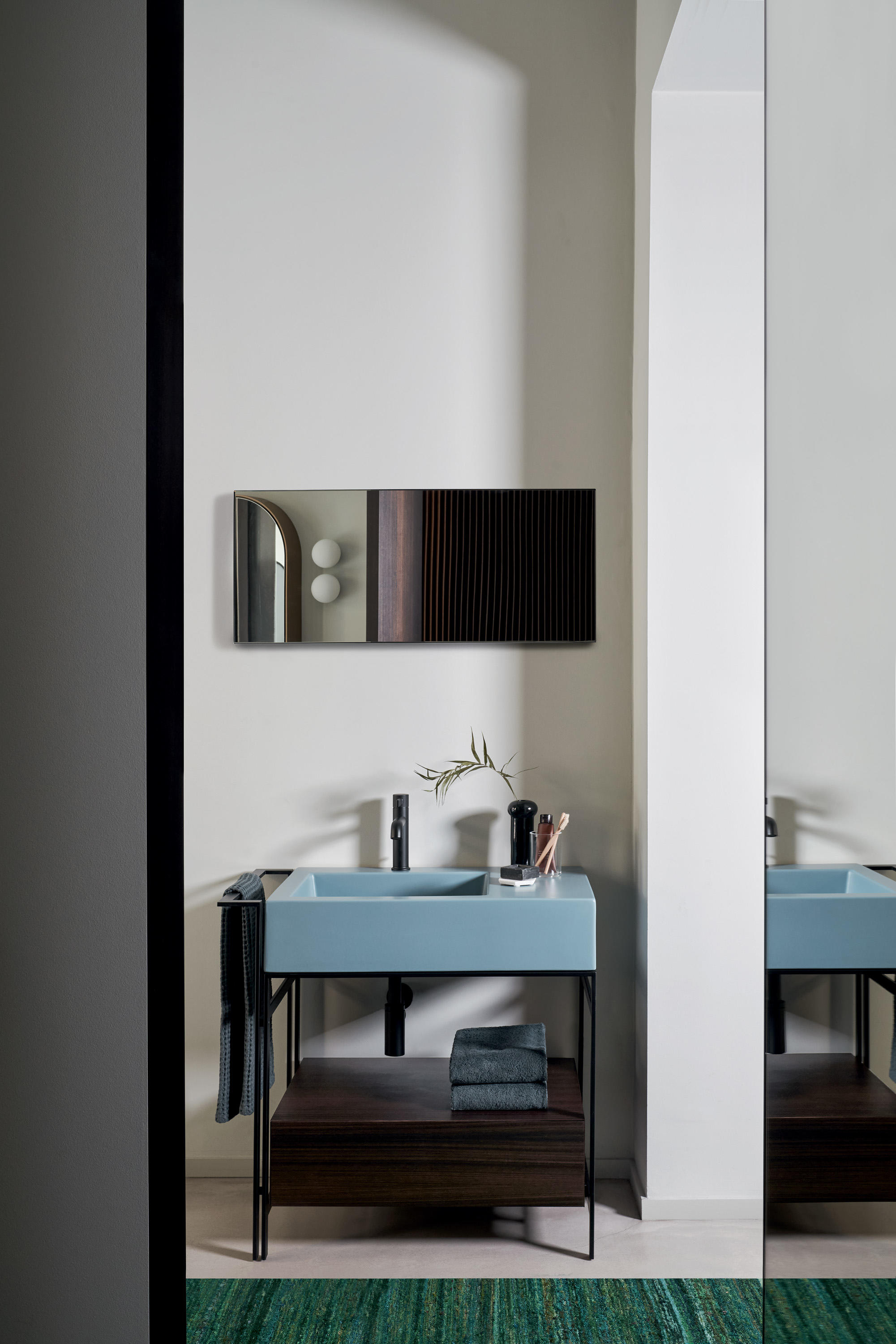 Narciso Mini washbasin on structure Architonic