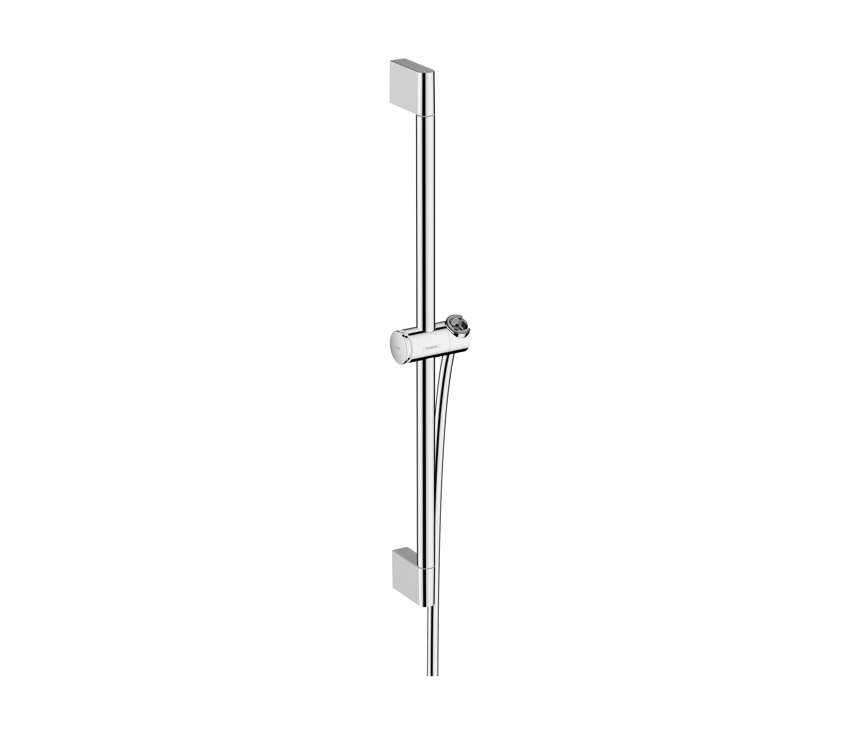Unica Shower bar 65 with push slider and shower hose | Architonic