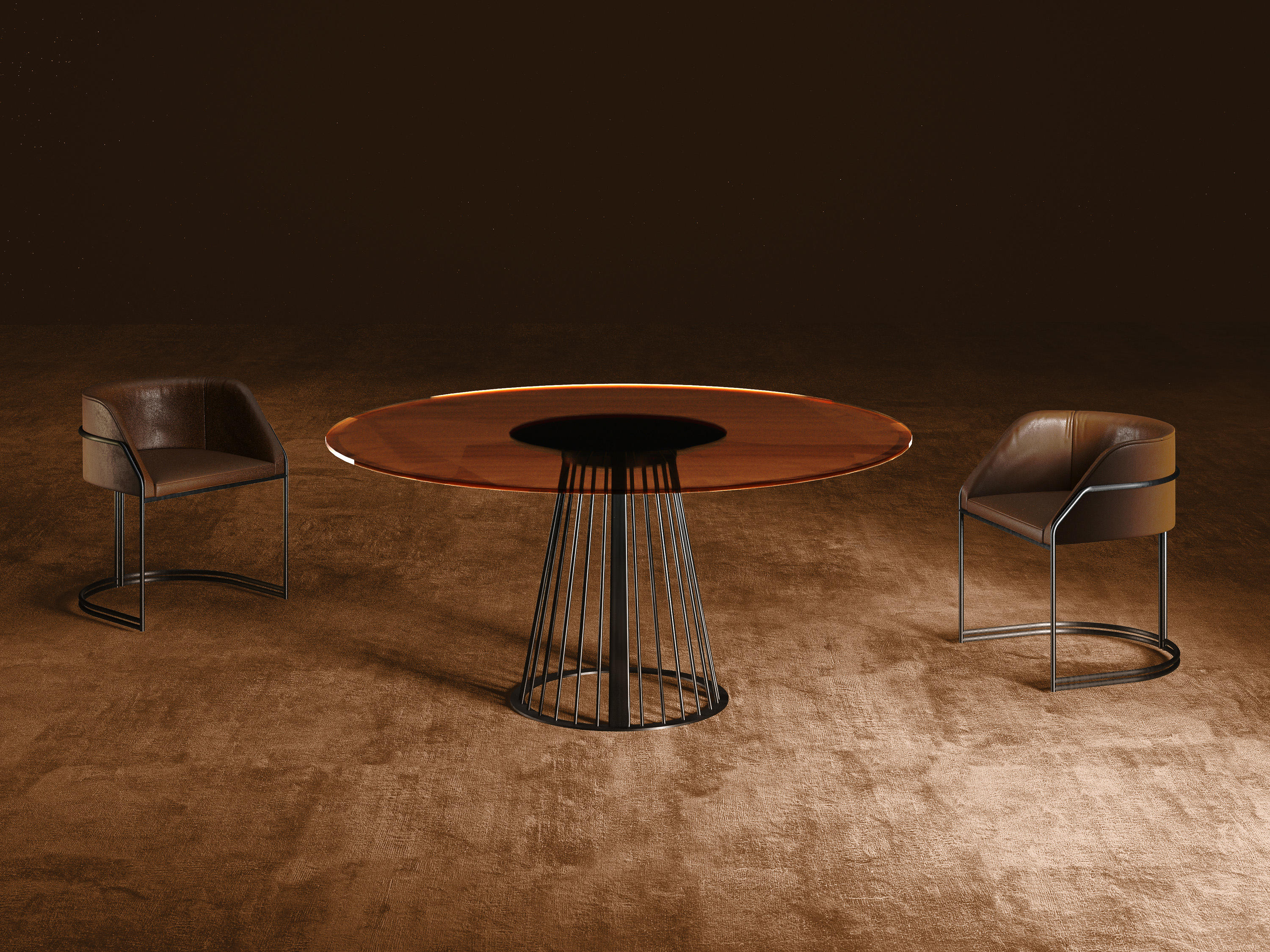 RENDEZVOUS ROUND Dining Table Architonic
