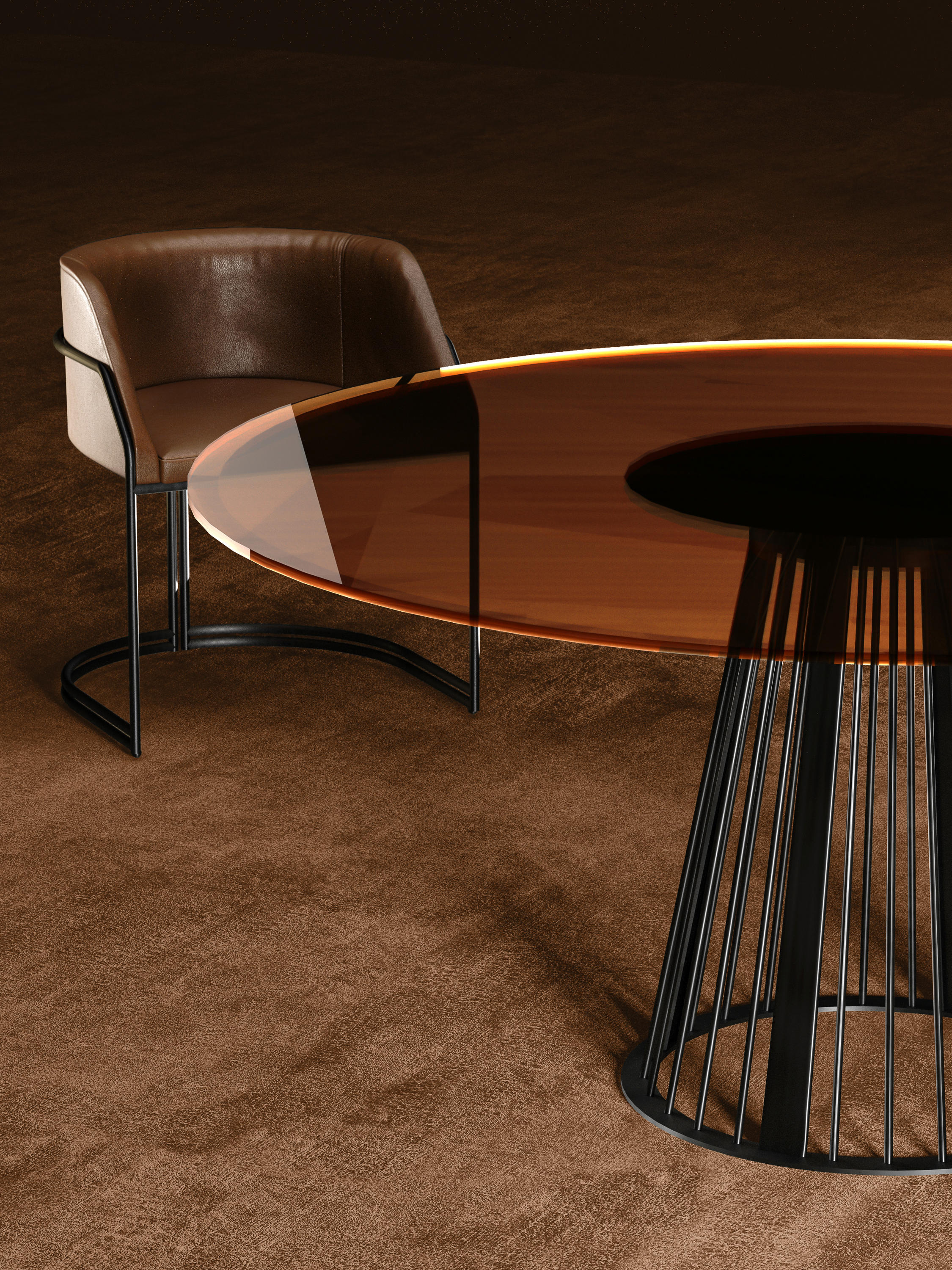 RENDEZVOUS ROUND Dining Table Architonic