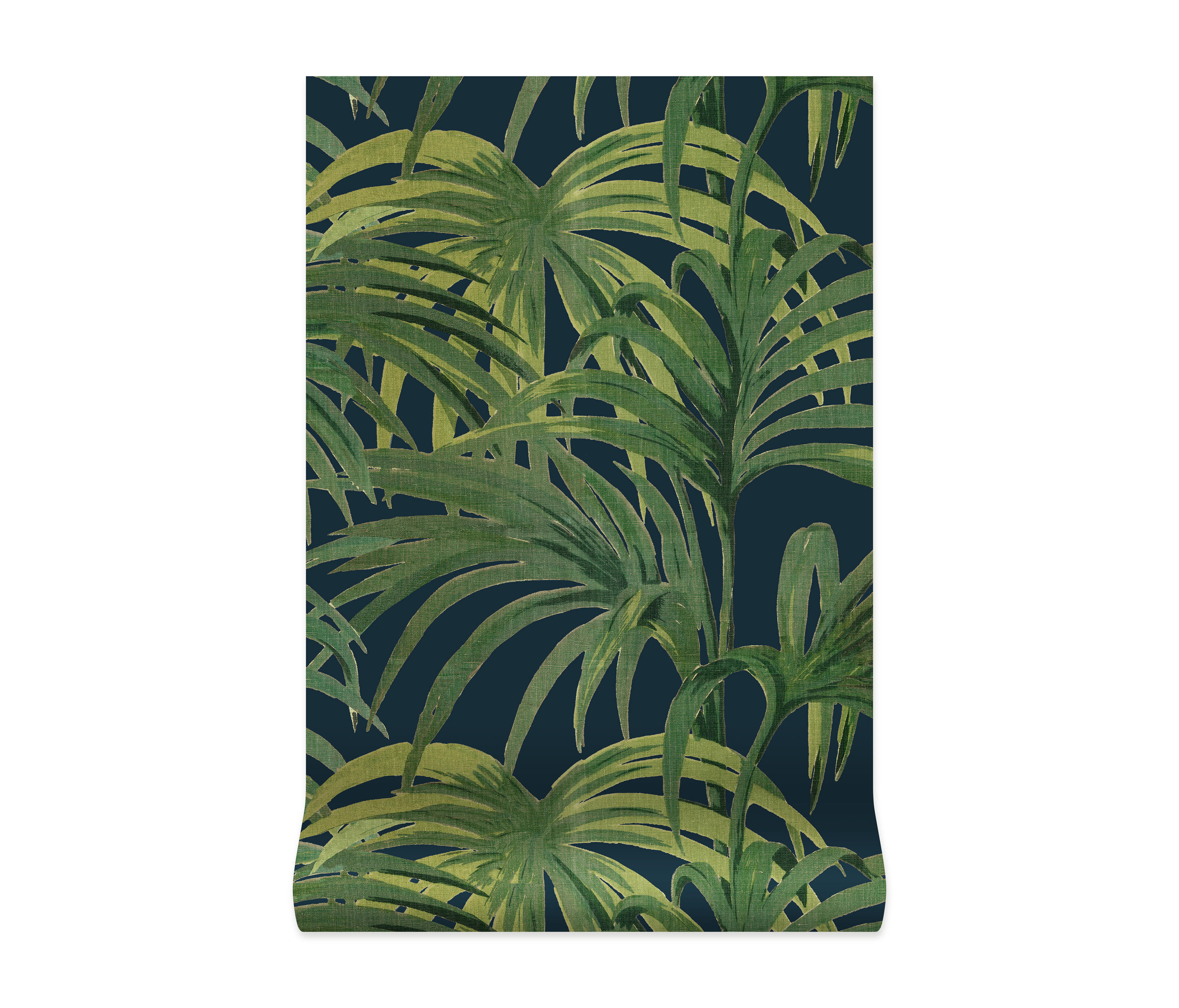PALMERAL Wallpaper - Midnight & Green | Architonic