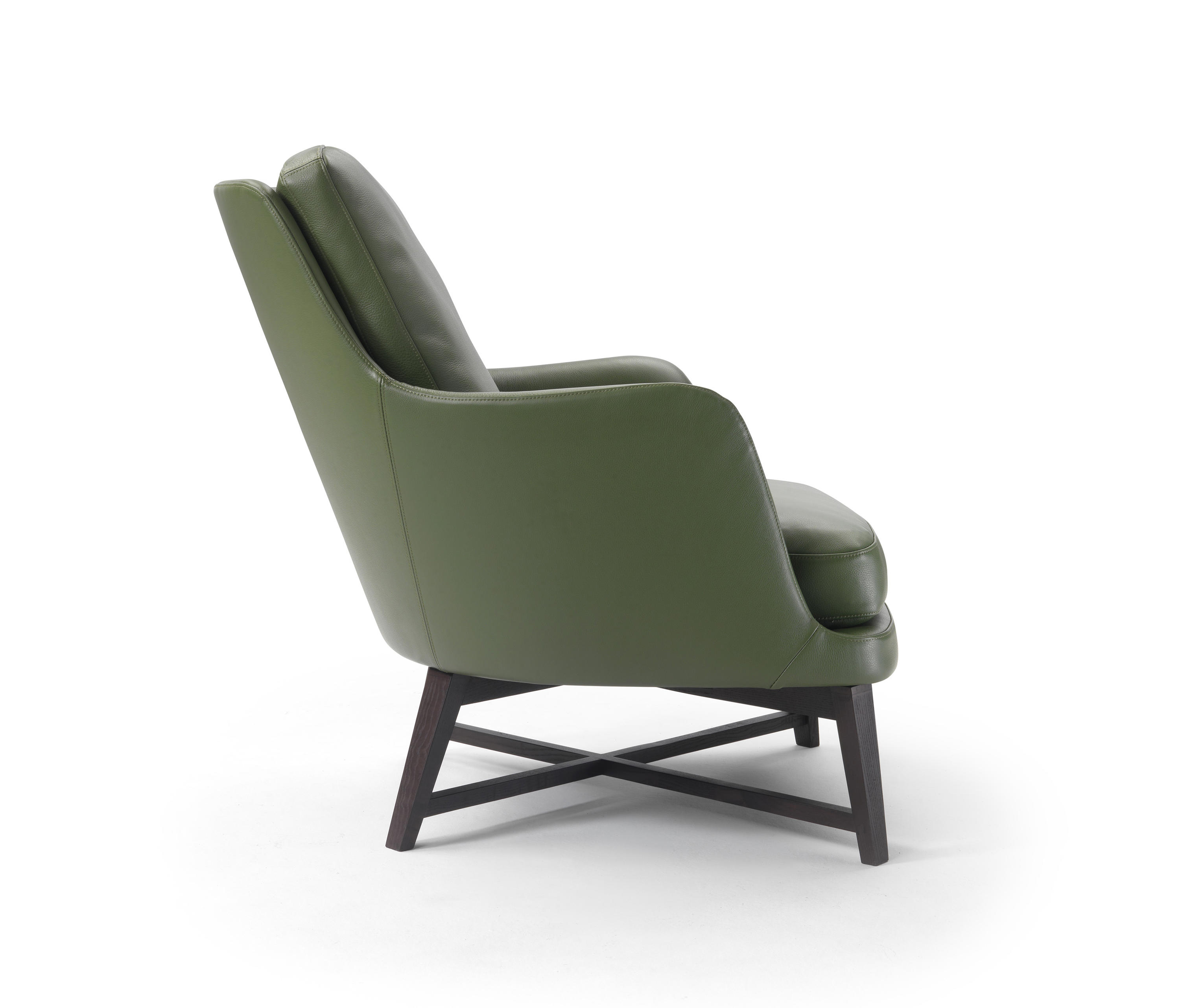 Marley armchair metal/wood structure Architonic