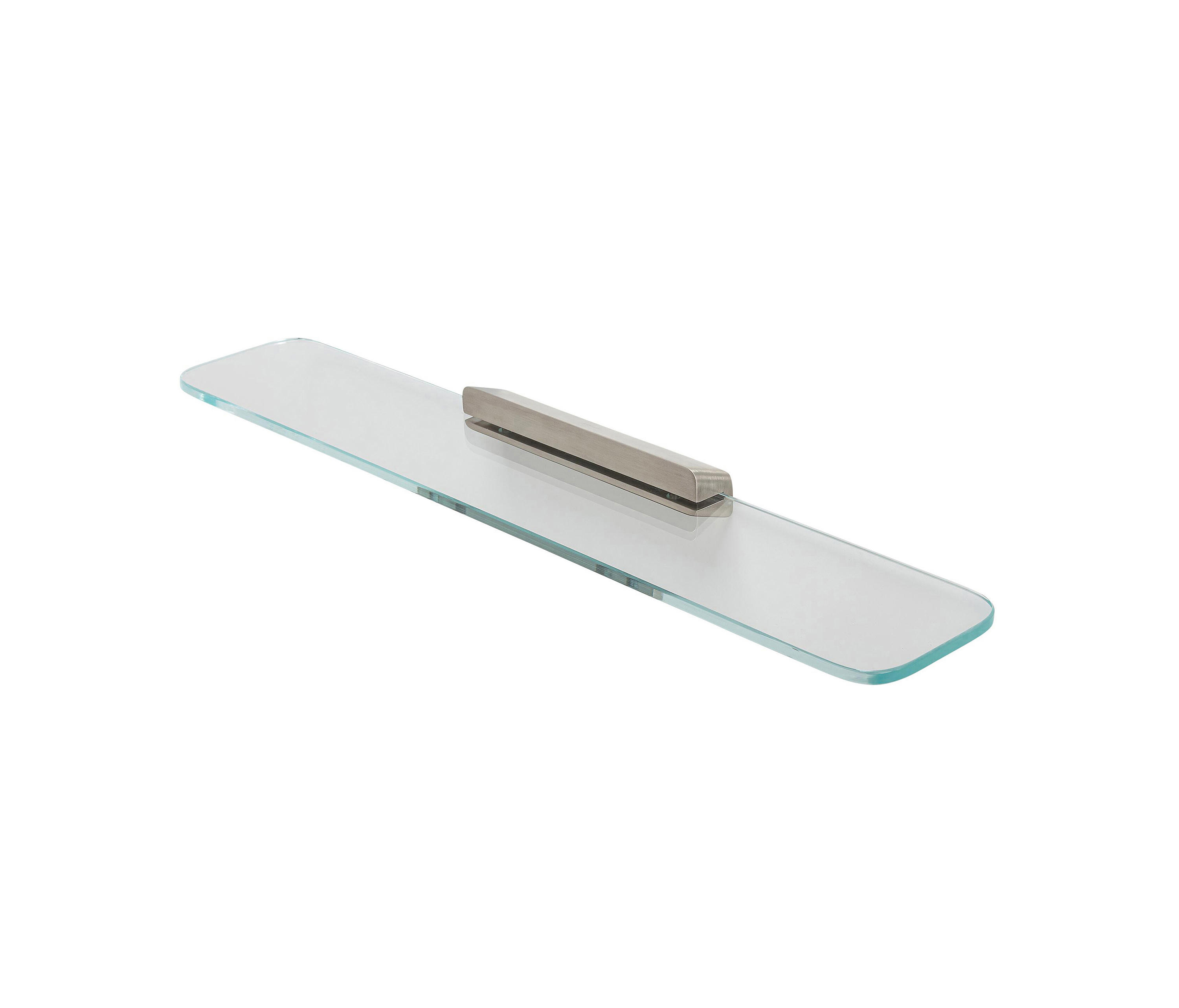 Shift Brushed Stainless Steel Bathroom Shelf 60cm Brushed Stainless