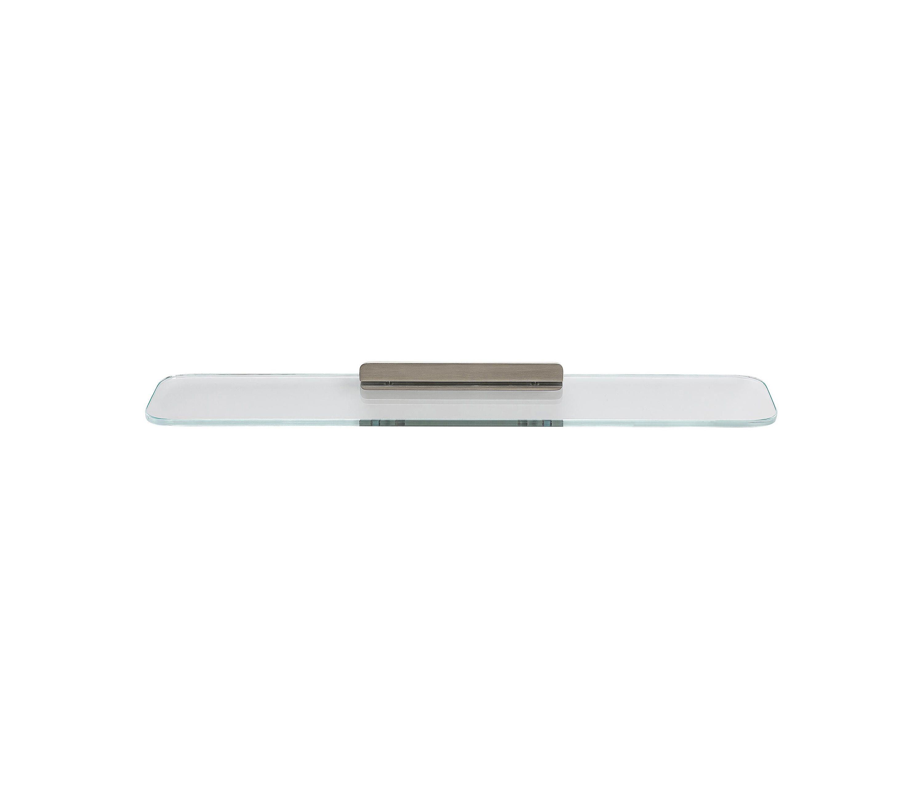 Shift Brushed Stainless Steel Bathroom Shelf 60cm Brushed Stainless