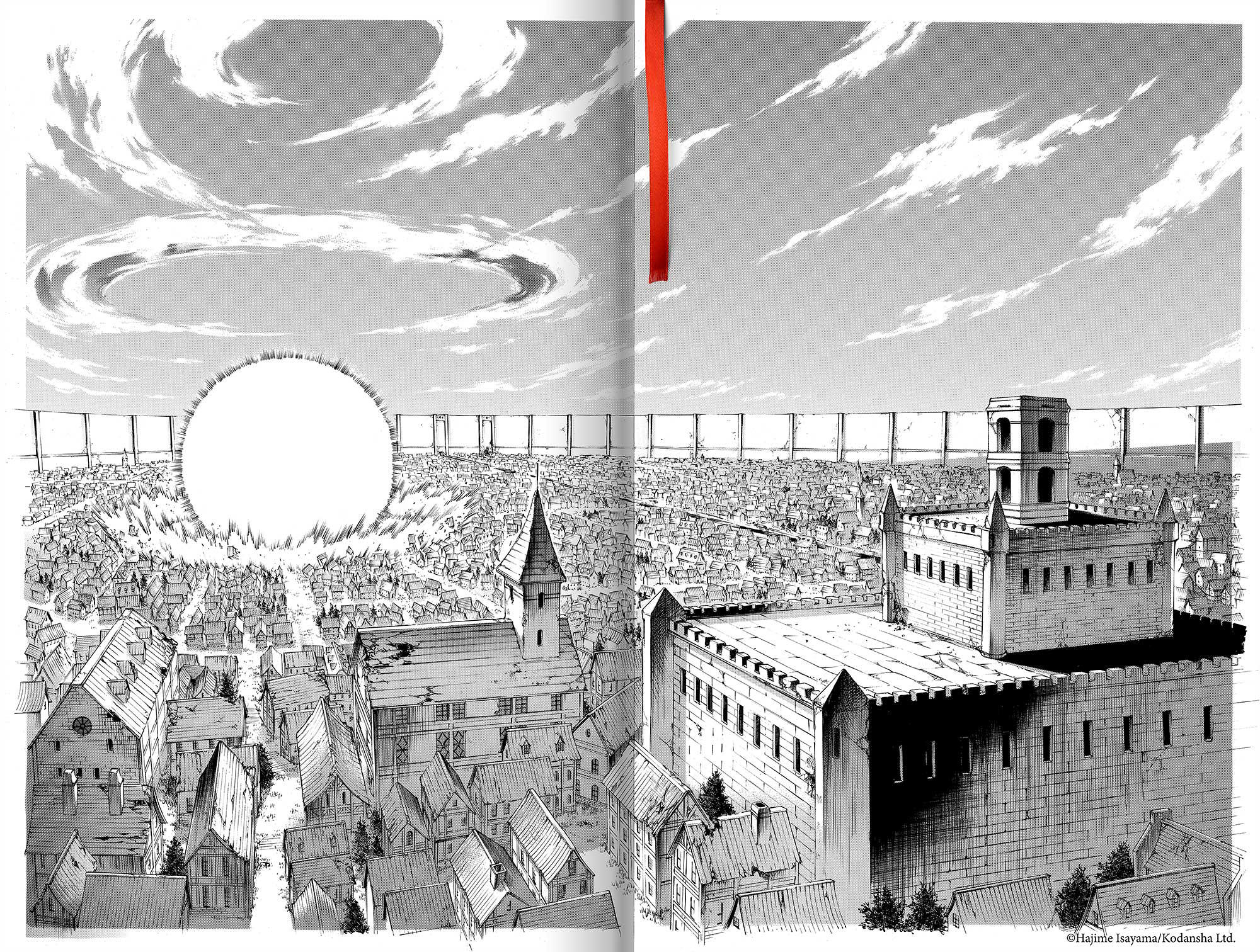 AoT illustration by Hajime Isayama for Anime NYC, Attack on Titan /  Shingeki No Kyojin