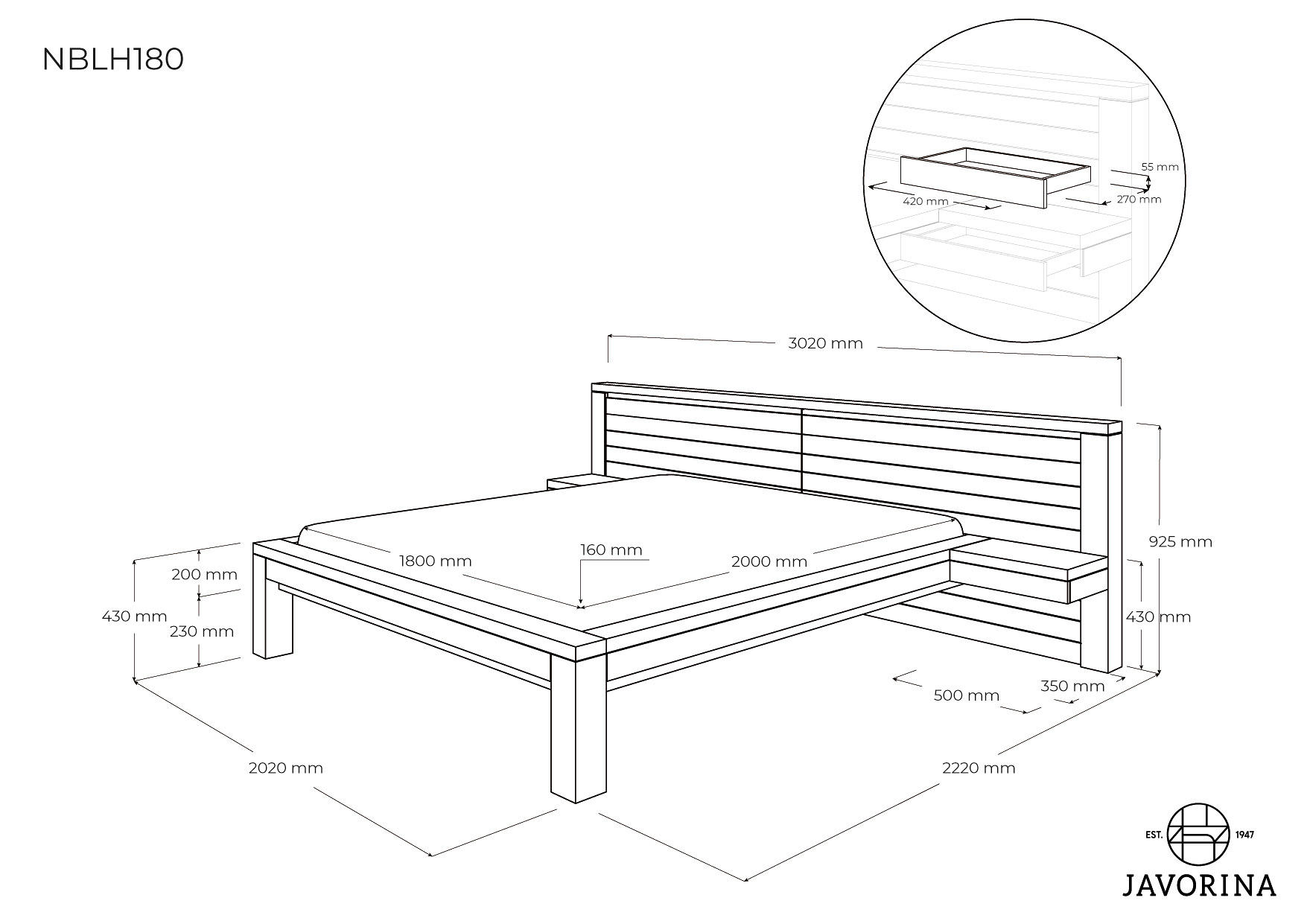 Next Bed NBLH180N & designer furniture Architonic
