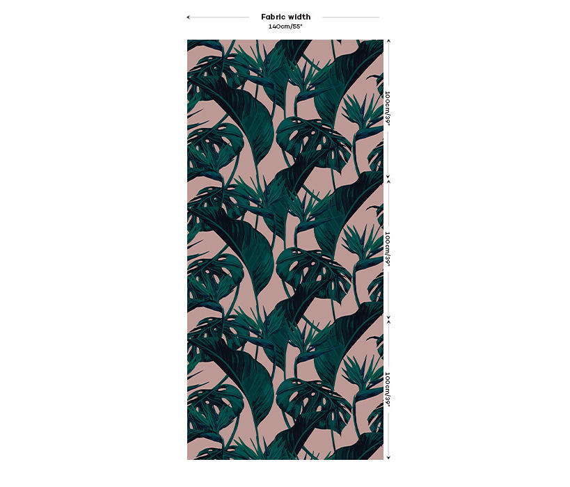 Bird of Paradise Fabric - Blush Satin | Architonic
