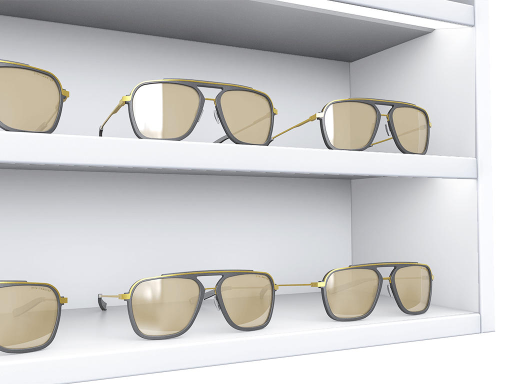 Carré Steel Horizontal Eyewear Display 15 positions | Architonic