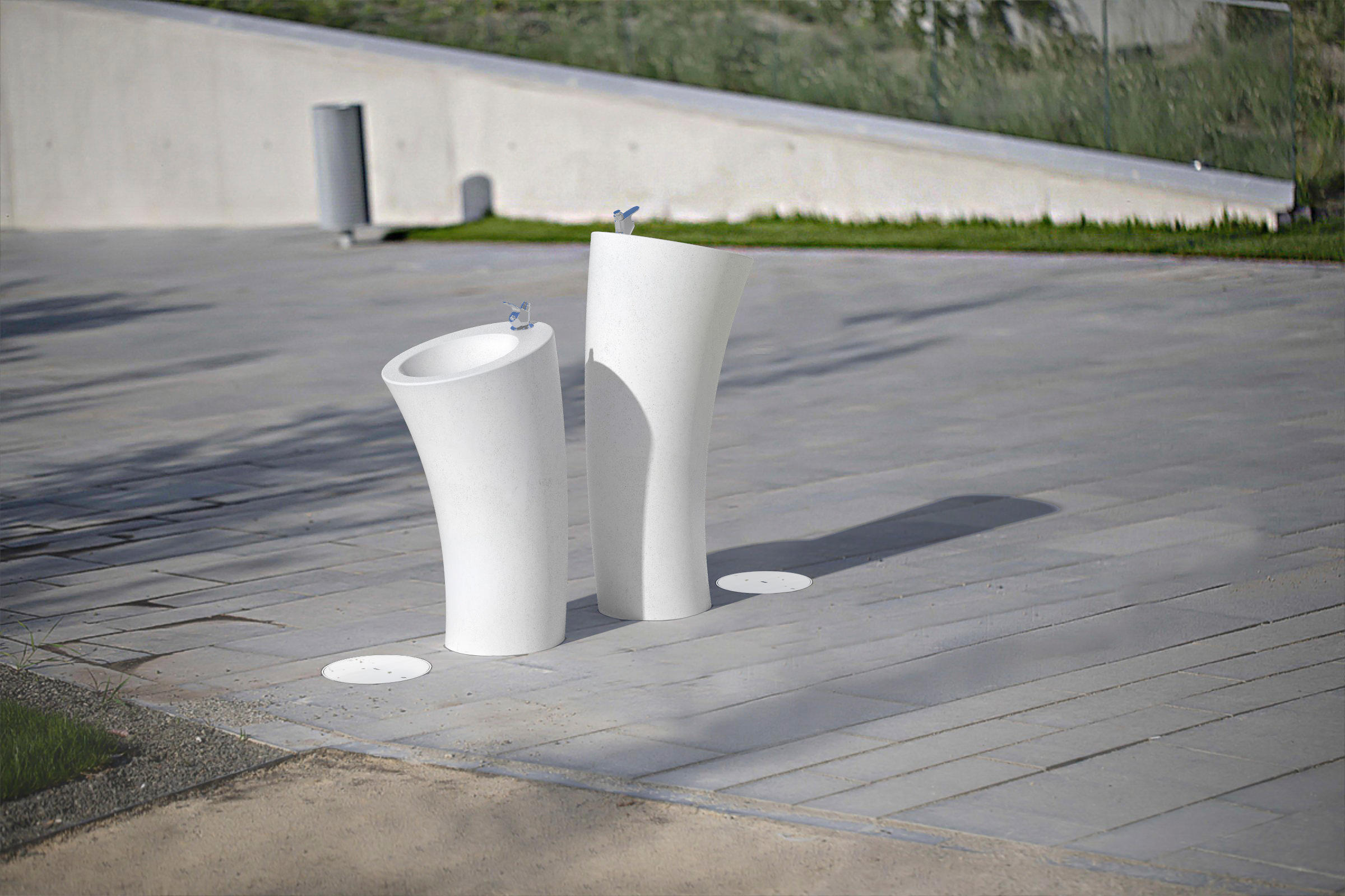 Korall Concrete Drinking Fountain Architonic