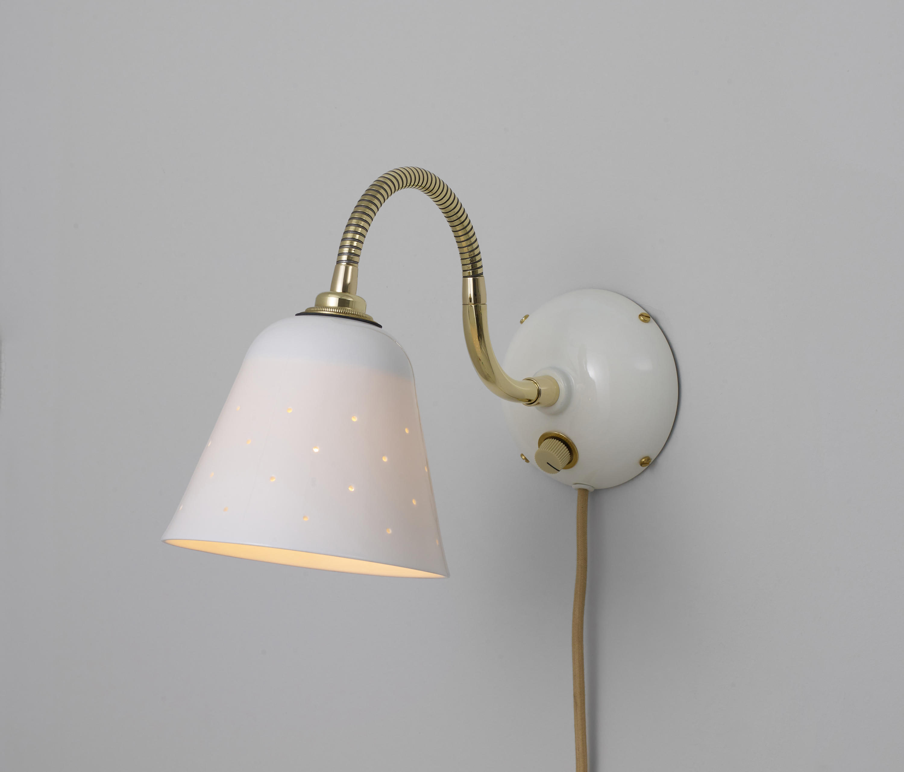 Alma Wall Light, With Dimmer, Natural Architonic