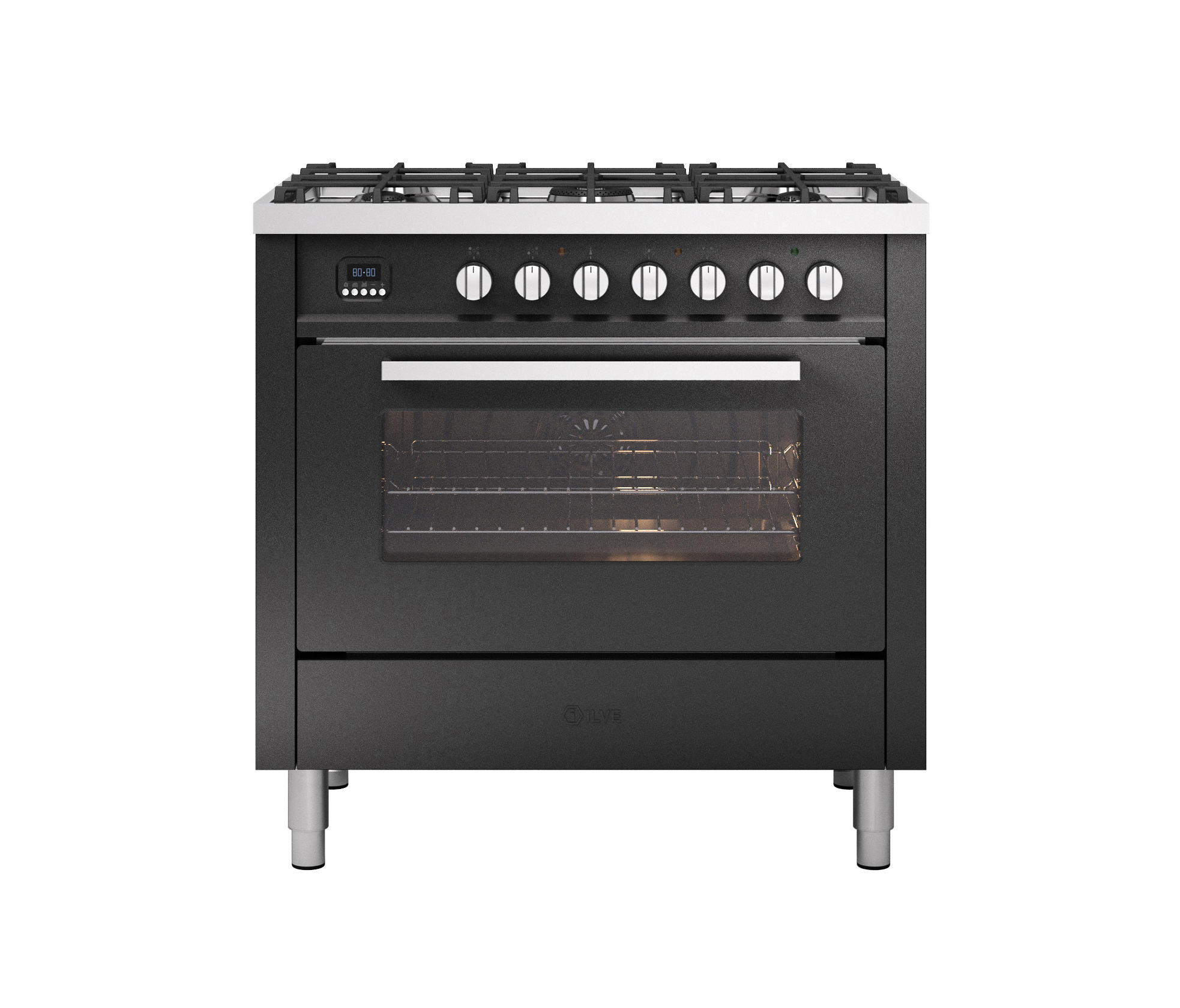 Pro Line, 90 cm single oven range cooker 6 burners