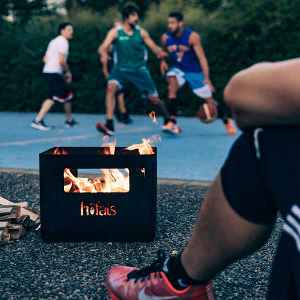 Beer Box Fire Basket