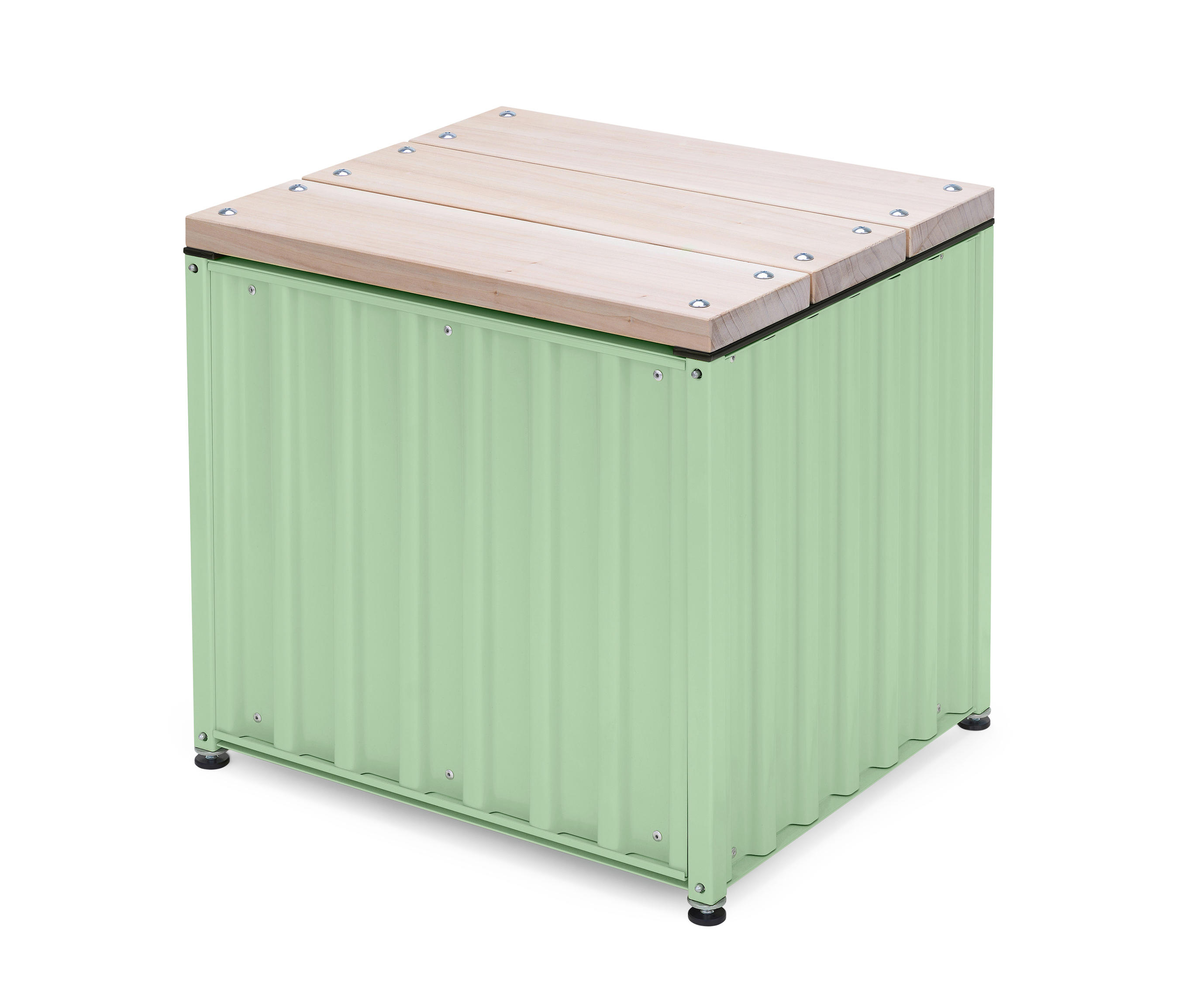 DS Container small pastel green RAL 6019 Architonic