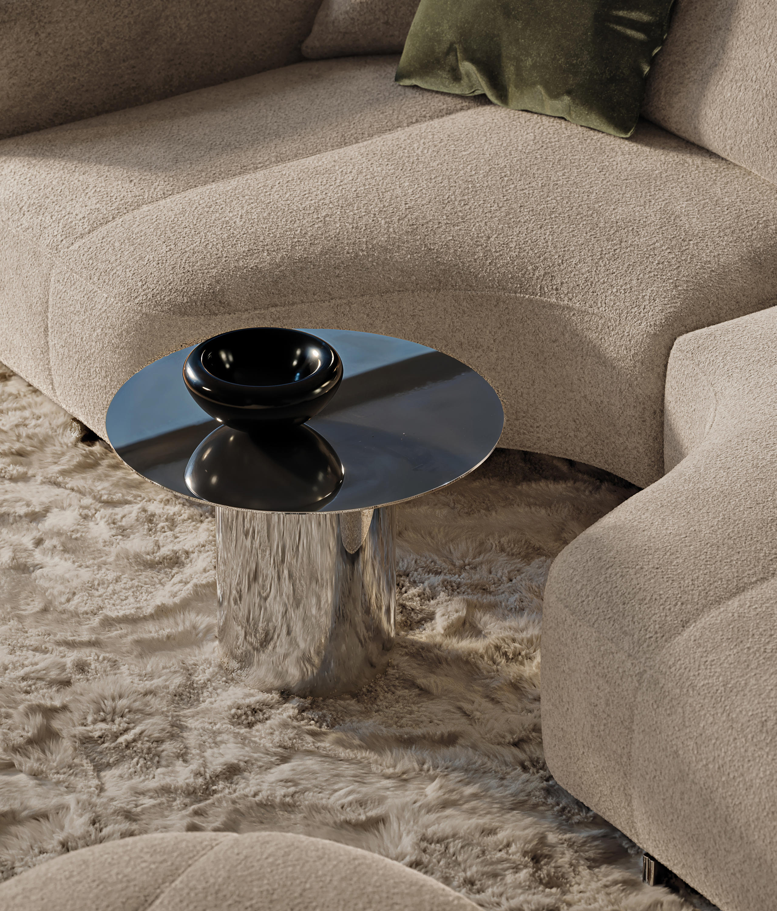 Minotti ミノッティ Toulouse Side 重大 Table 13万