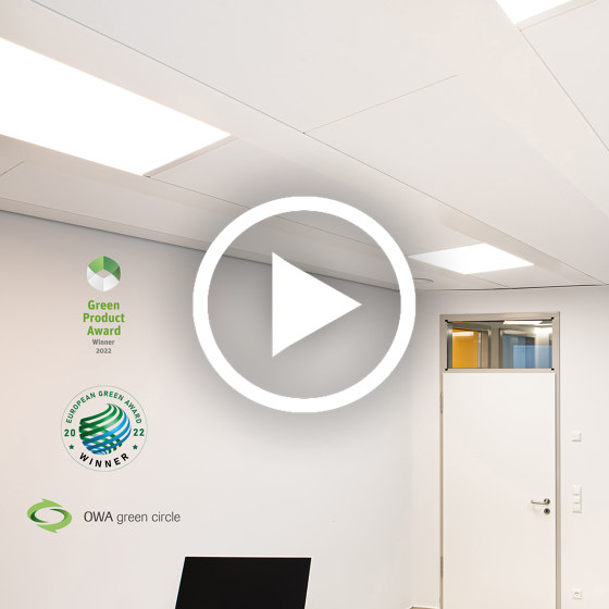 Sustainable comfort: OWActive mineral climate ceiling