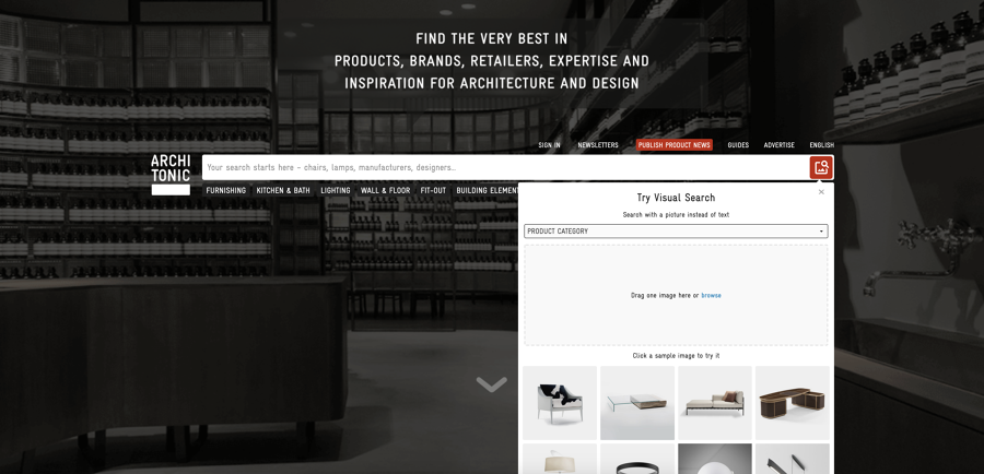 The search is on: Architonic now offers an even better search experience | Novedades