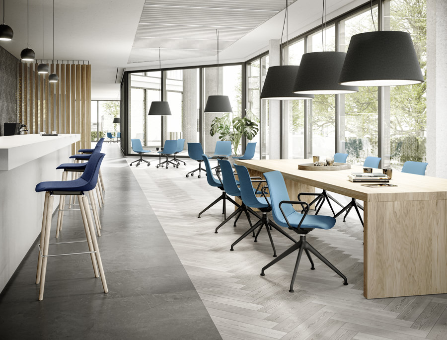 Interstuhl's SHUFFLE chair series offers over 1,000 combinations | Novedades