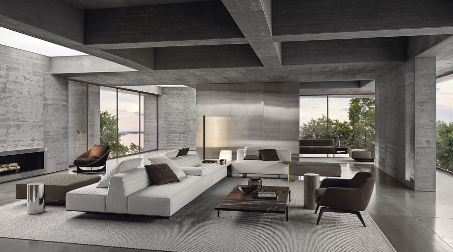 Roger – Minotti’s new multifunctional, multifaceted seating system | Novità