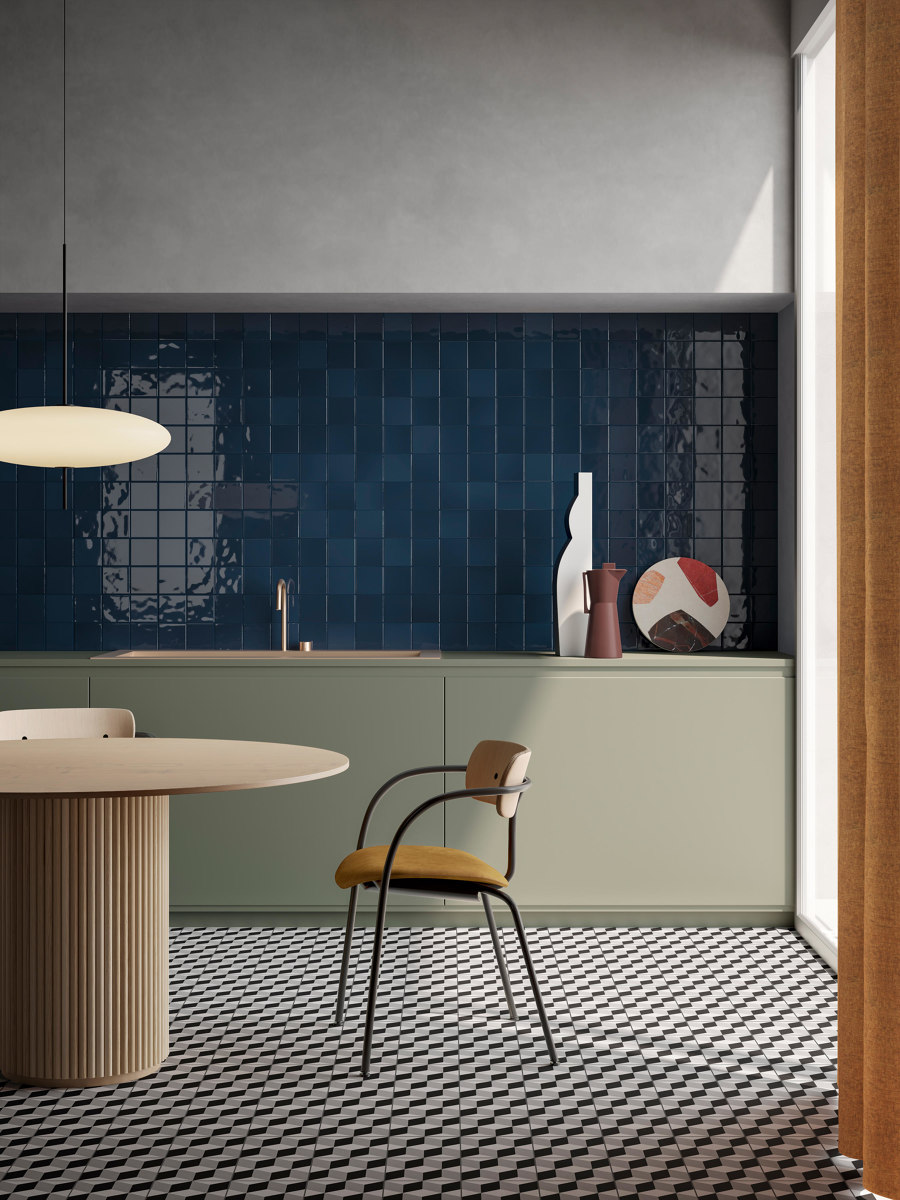 Five ways to customise surfaces with single-colour tiling | News
