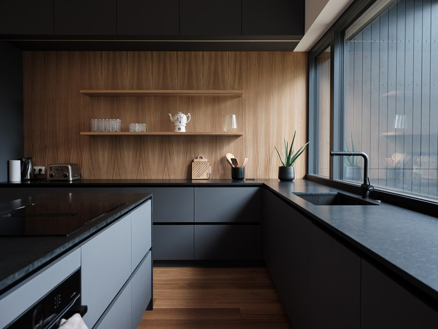 Back to black: dark kitchens that help outline open interiors | News