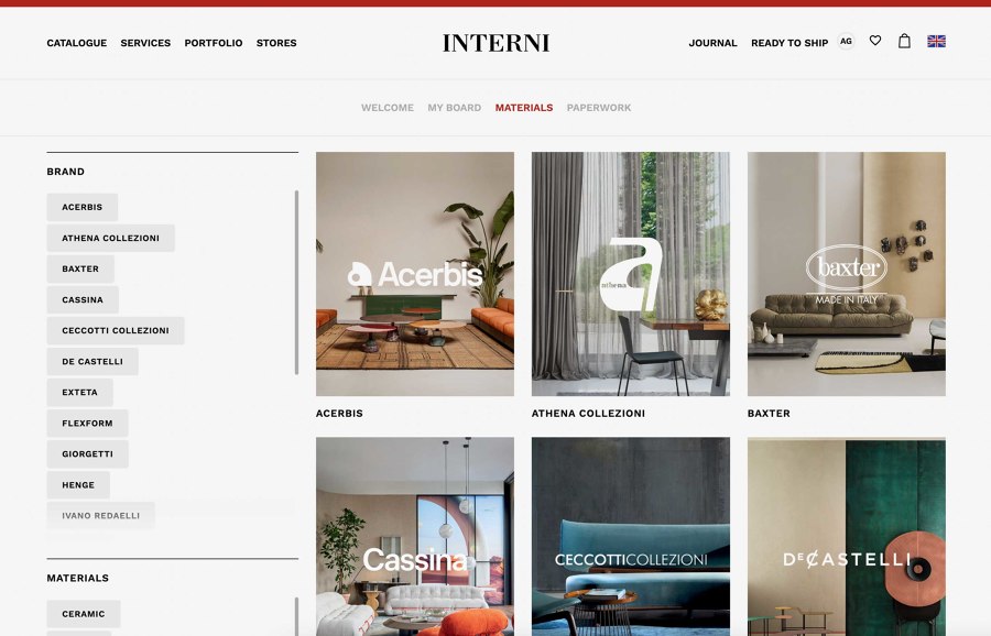 Interni: charting success online | News