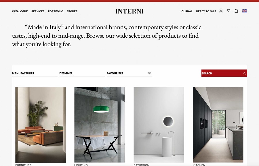 Interni: charting success online | News