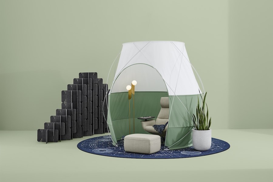 Taking the camping spirit inside with Steelcase Work Tents | News