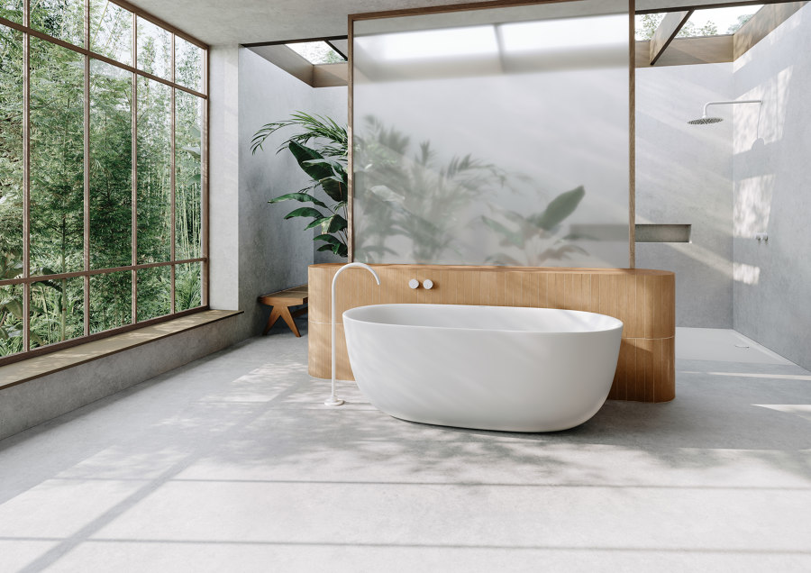 Freistehende Badewanne für kleine und große Bäder | Architektur