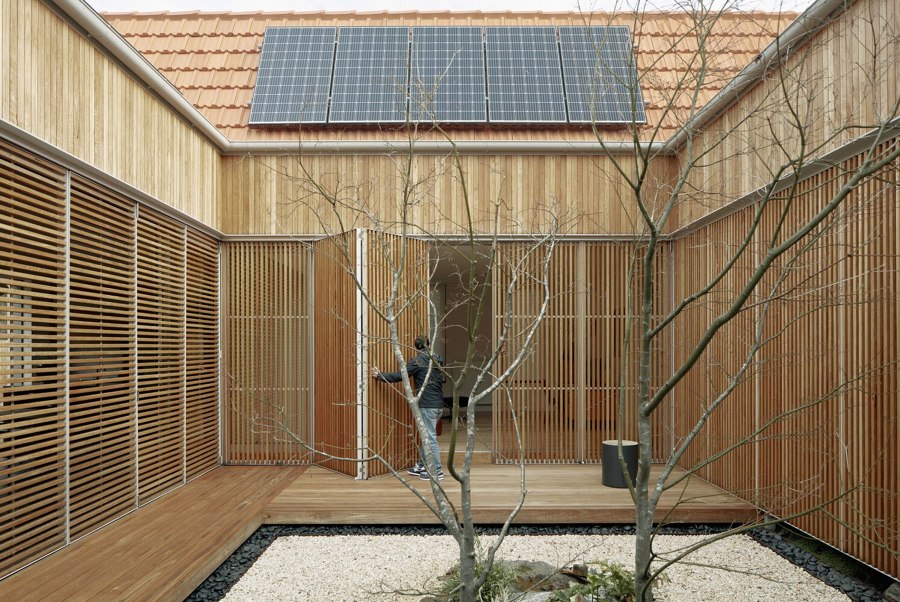 Residential courtyards that invite nature inside through glass | Nouveautés