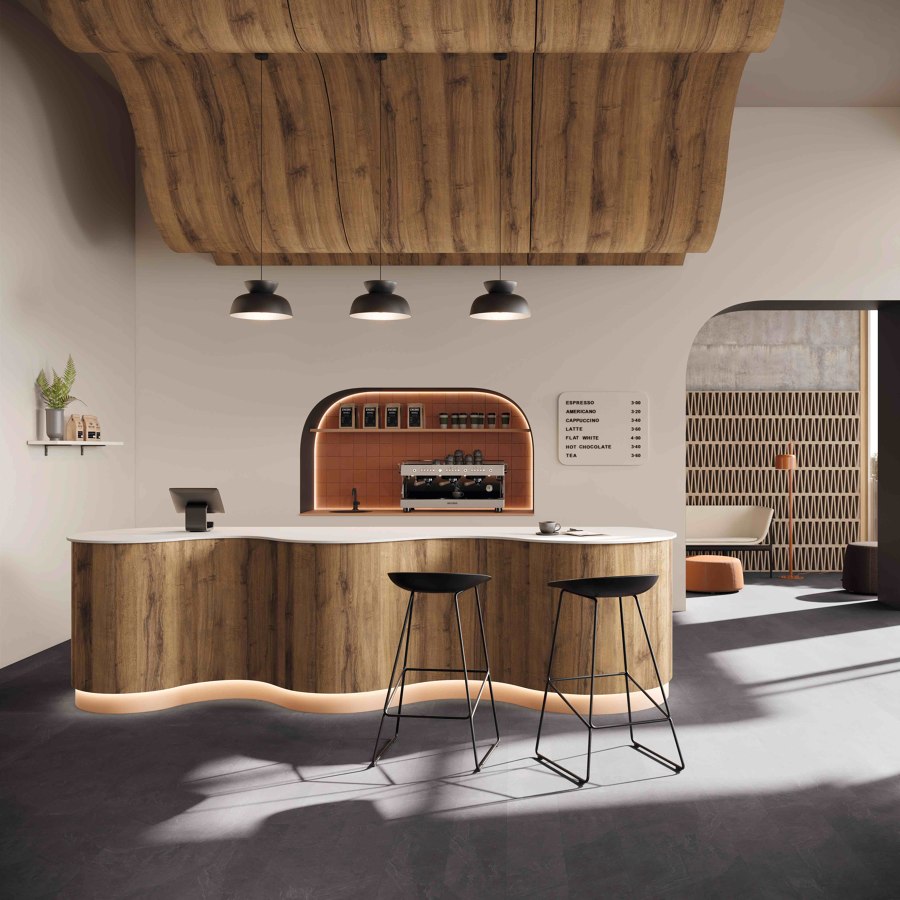 For a special design language: natural-look laminates for any interior | Nouveautés