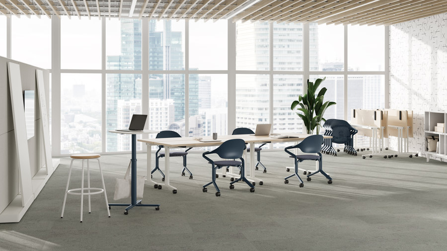 Un siège empilable pour des espaces de travail polyvalents : Fuld de Herman Miller | Nouveautés