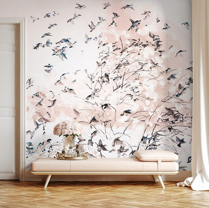 Floral wallpaper prints fresh from the market | Aktuelles