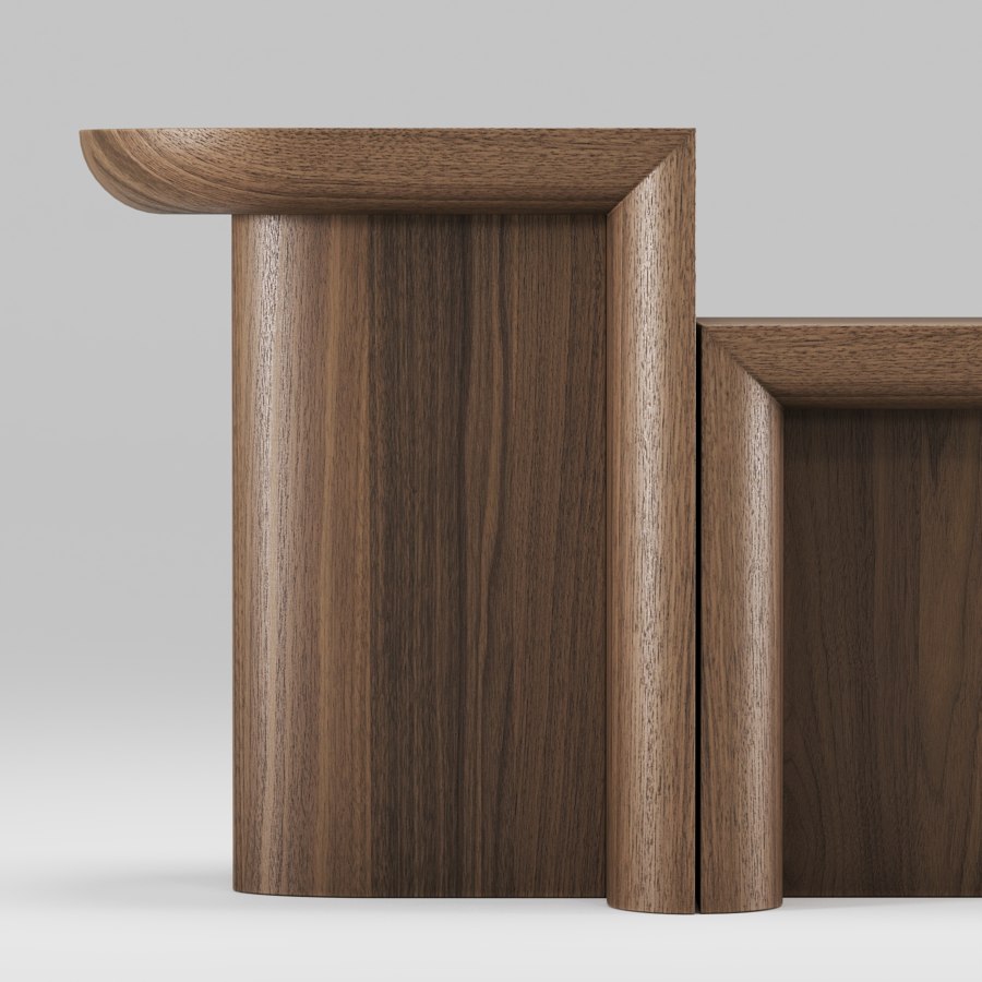 The refreshing minimalism in the sculptural Re-Form tables by Wewood | Novedades
