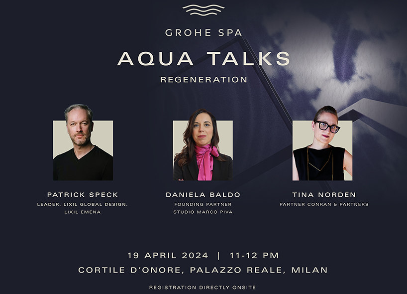 GROHE SPA crafts a water sanctuary at palazzo reale during Milan Design Week 2024 | Novità