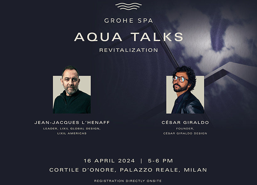 GROHE SPA crafts a water sanctuary at palazzo reale during Milan Design Week 2024 | Novità