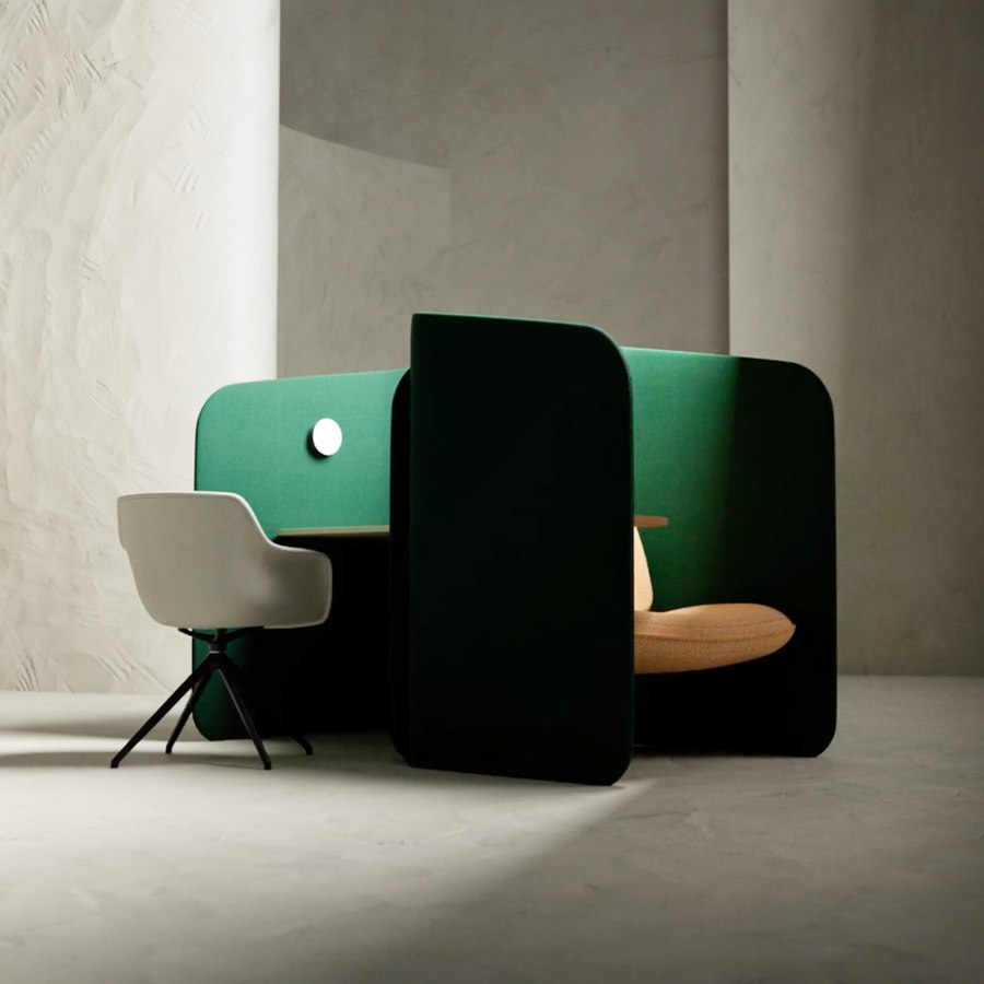 Boss Design: furnishing shared space with thoughtfully-conceived focus pods that don’t fight the architecture | Novedades