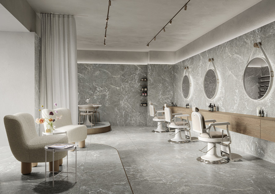 Low-relief veining effects define Casalgrande Padana’s new Marmora tiles | Nouveautés
