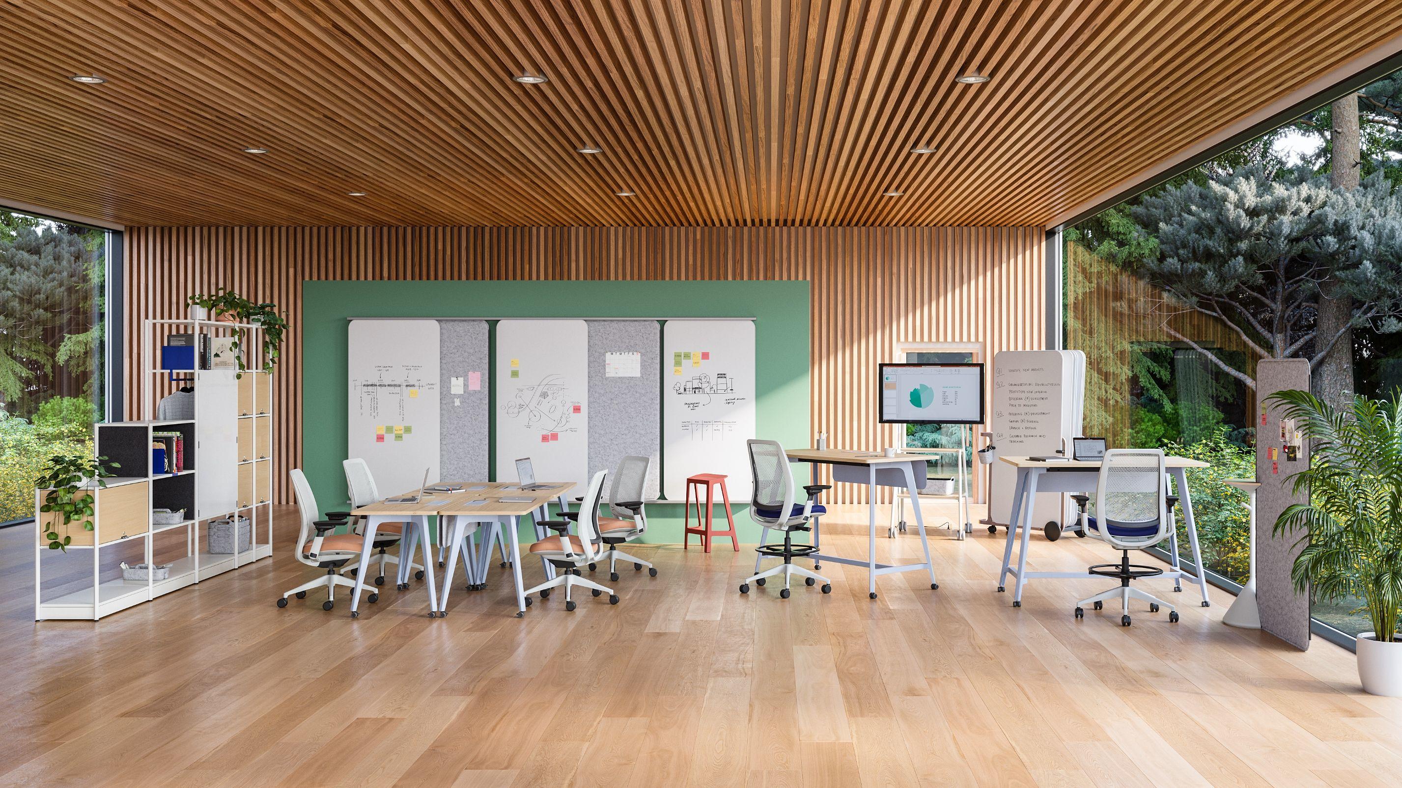 Steelcase Flex Mobile & Reconfigurable Office Furniture Collection -  Steelcase